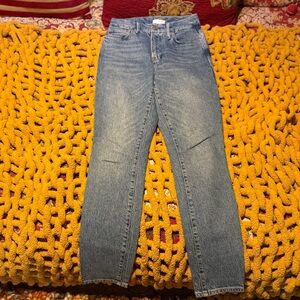Good American Light Blue Straight Leg Jeans